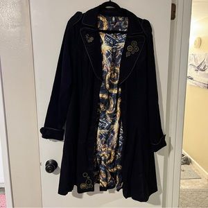 Doctor Who corduroy trench coat 🪛